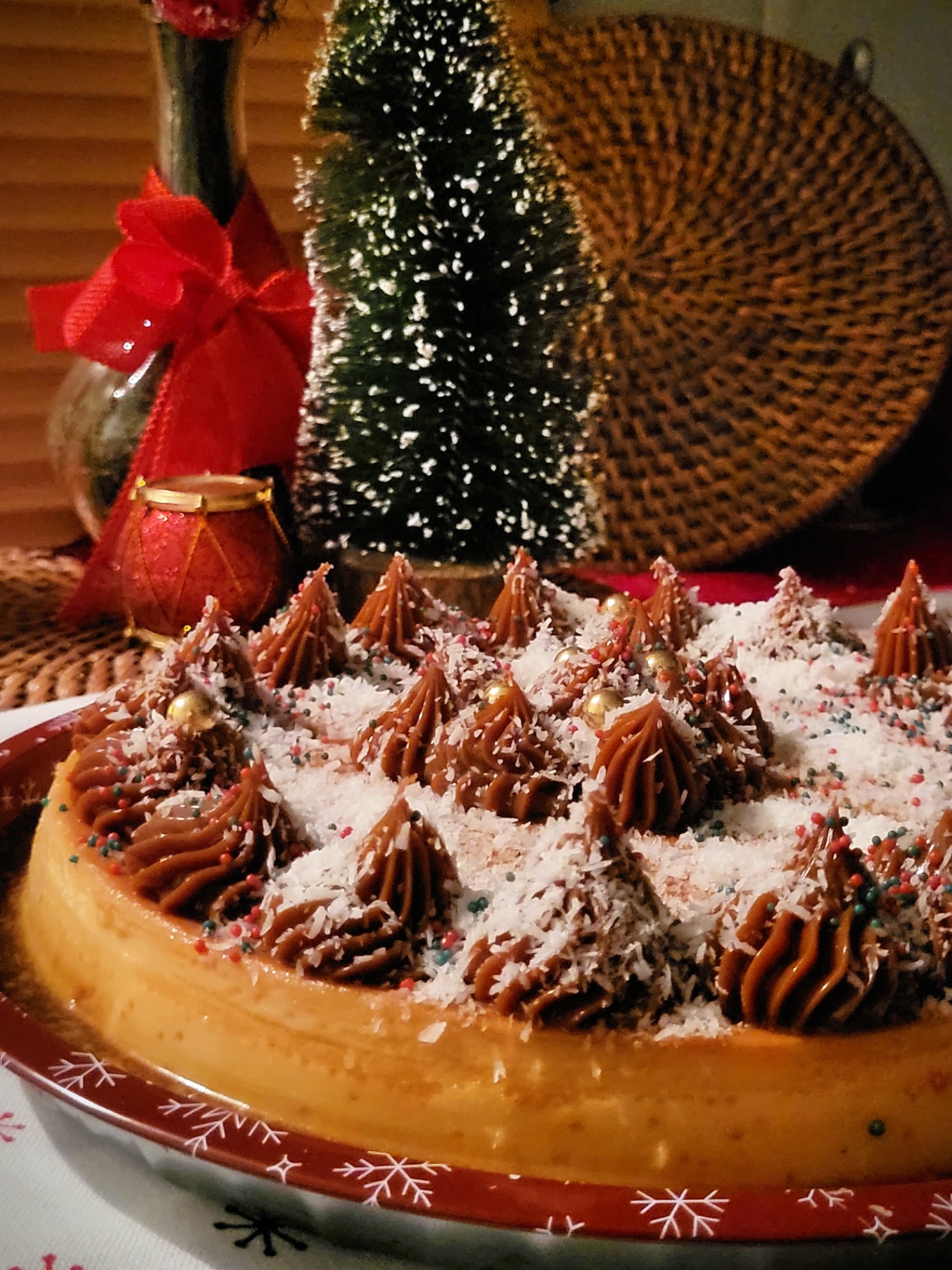 Flan de coco